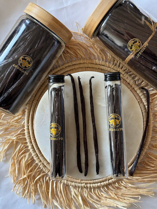 lot 10 gousses de vanille bourbon de Madagascar